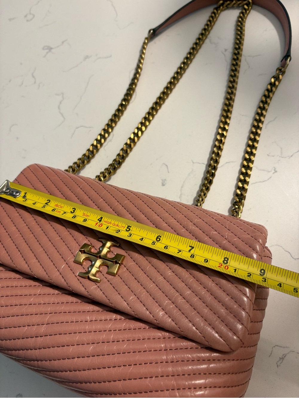 EUC Tory Burch LG Kira in distressed leather - Picture 6 of 15